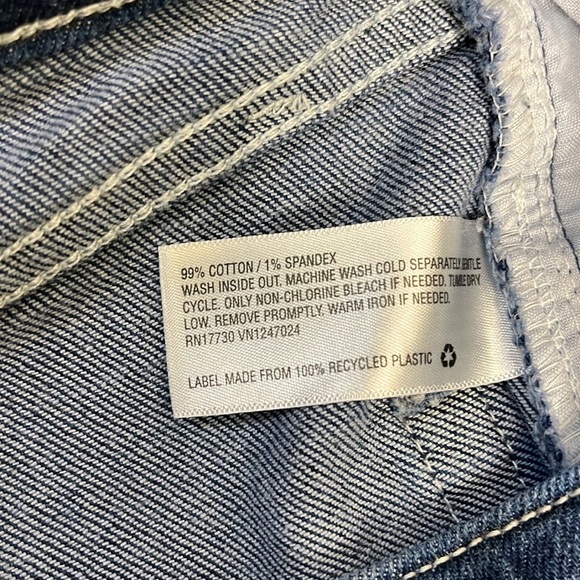 Wild fable super high rise straight button fly Classic Blue Denim Jeans - Picture 10 of 17